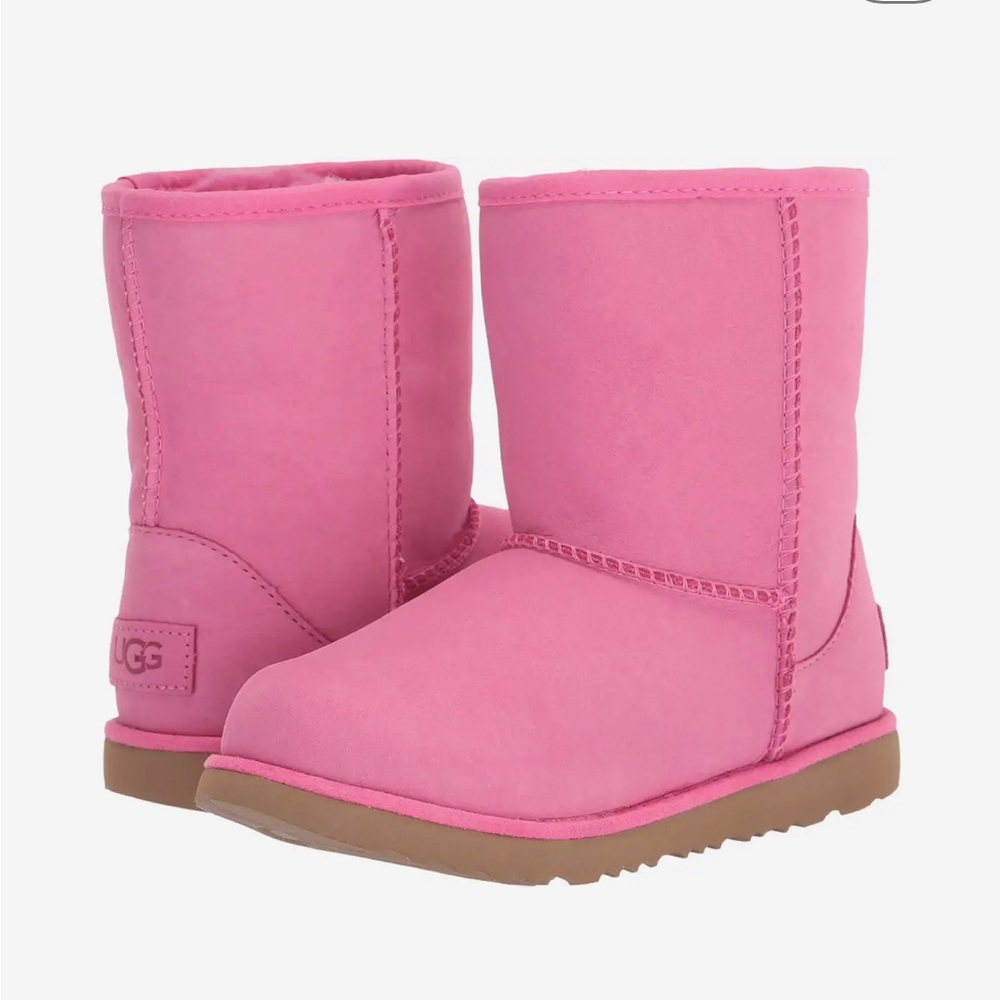 Ugg Classic Short II Waterproof Boots Pink Azalea